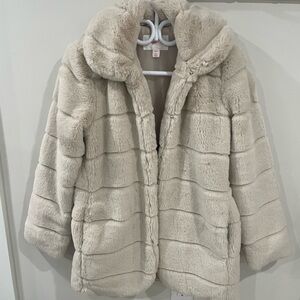 Jillian Harris x Joe Fresh Fuzzy Jacket